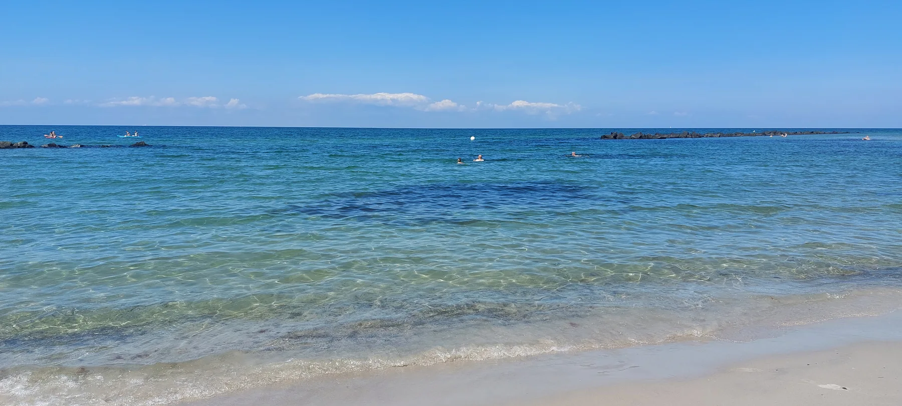 Klares Wasser am Wustrower Strand